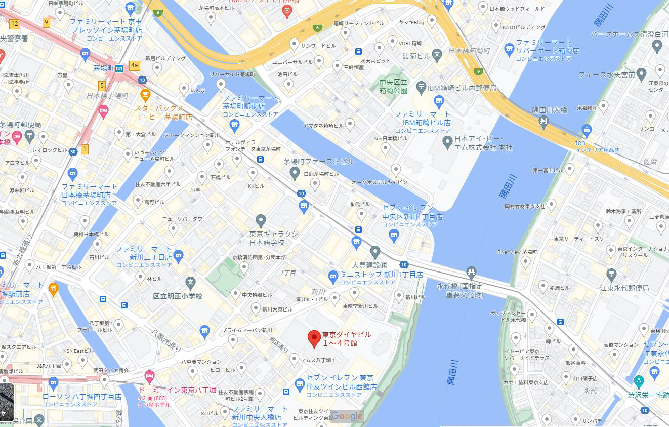 東京支店移転のご案内
